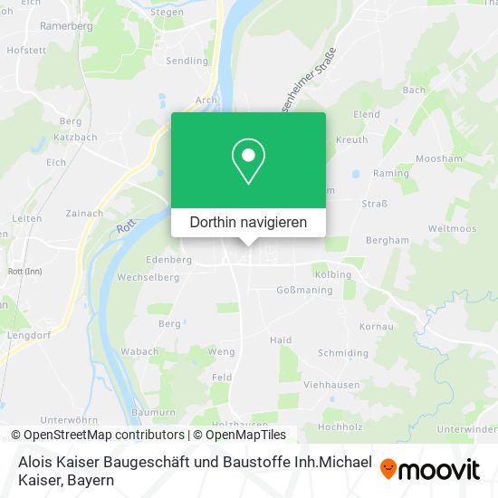 Alois Kaiser Baugeschäft und Baustoffe Inh.Michael Kaiser Karte