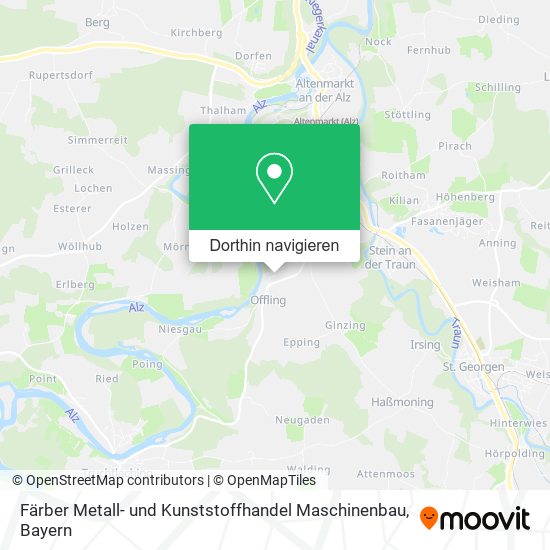 Färber Metall- und Kunststoffhandel Maschinenbau Karte