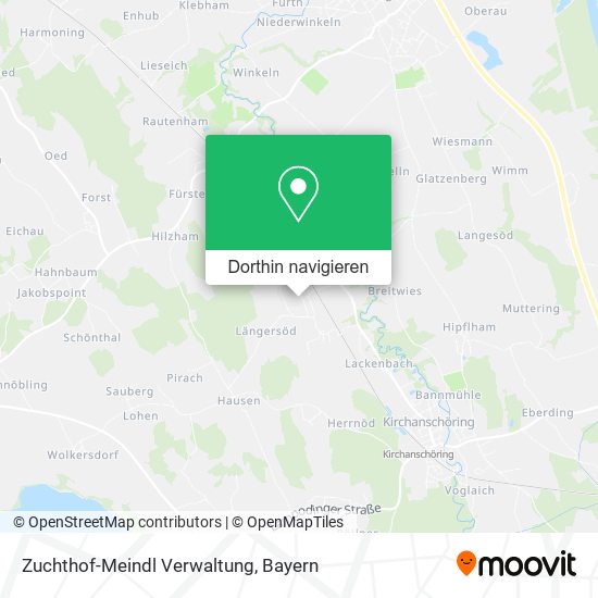 Zuchthof-Meindl Verwaltung Karte