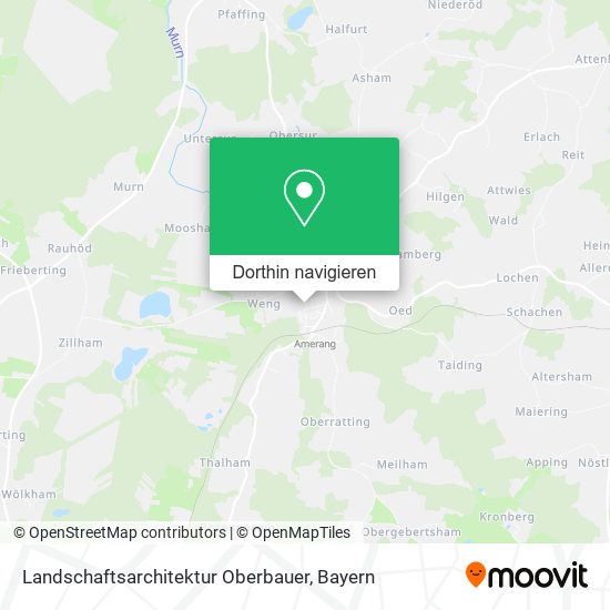 Landschaftsarchitektur Oberbauer Karte