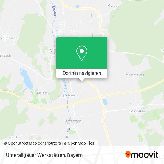 Unterallgäuer Werkstätten Karte