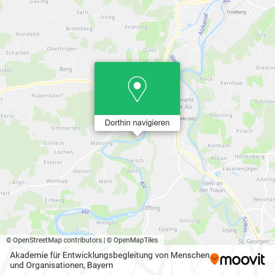 Akademie für Entwicklungsbegleitung von Menschen und Organisationen Karte