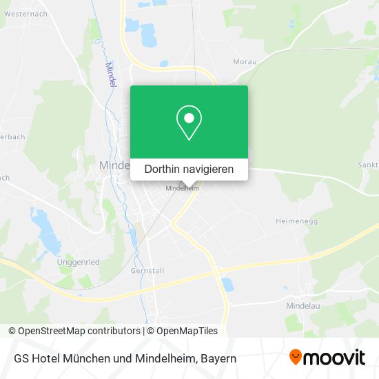 GS Hotel München und Mindelheim Karte
