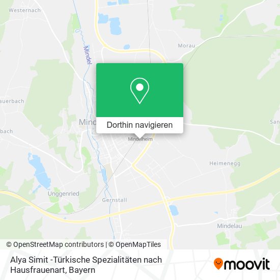 Alya Simit -Türkische Spezialitäten nach Hausfrauenart Karte