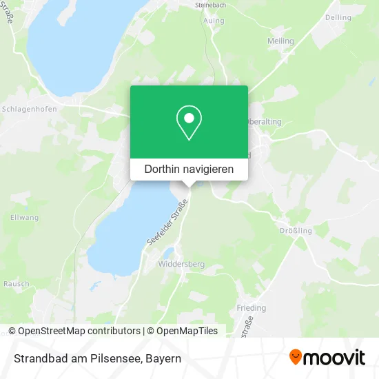 Strandbad am Pilsensee Karte