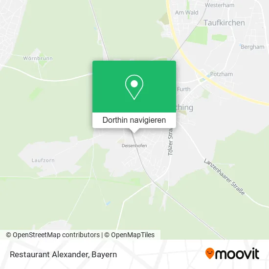 Restaurant Alexander Karte