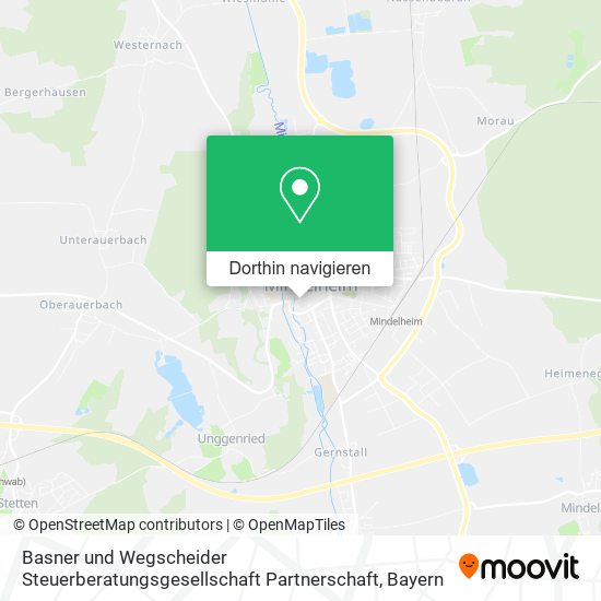Basner und Wegscheider Steuerberatungsgesellschaft Partnerschaft Karte