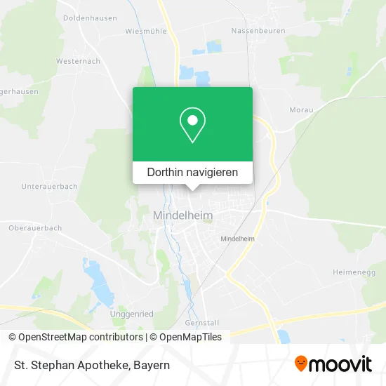 St. Stephan Apotheke Karte