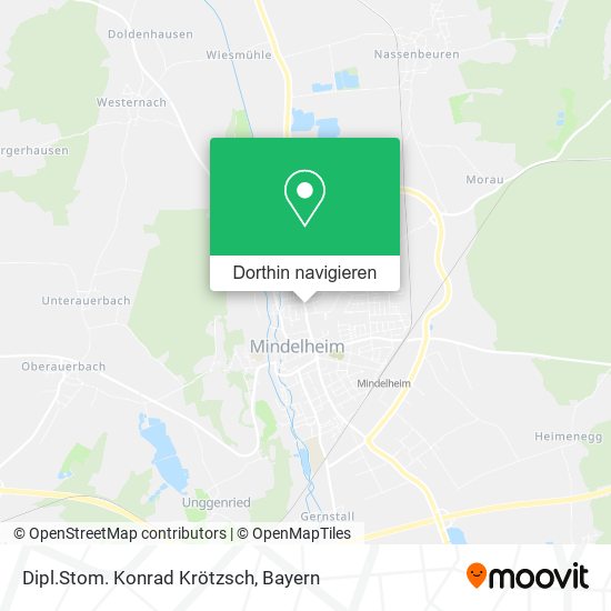Dipl.Stom. Konrad Krötzsch Karte