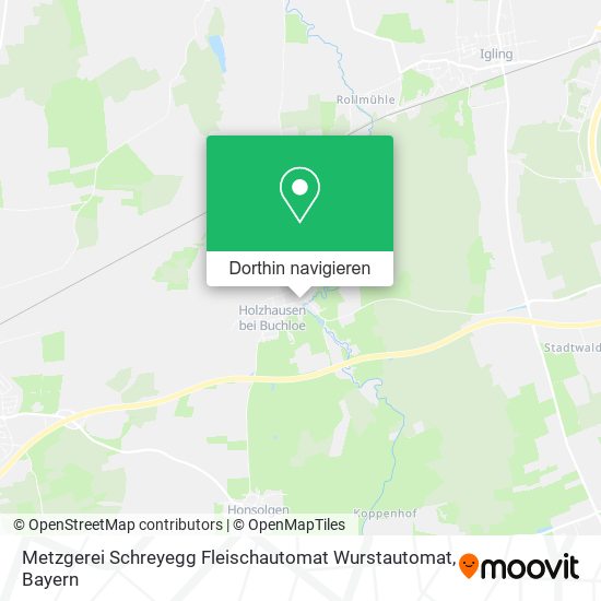 Metzgerei Schreyegg Fleischautomat Wurstautomat Karte