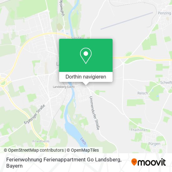Ferienwohnung Ferienappartment Go Landsberg Karte