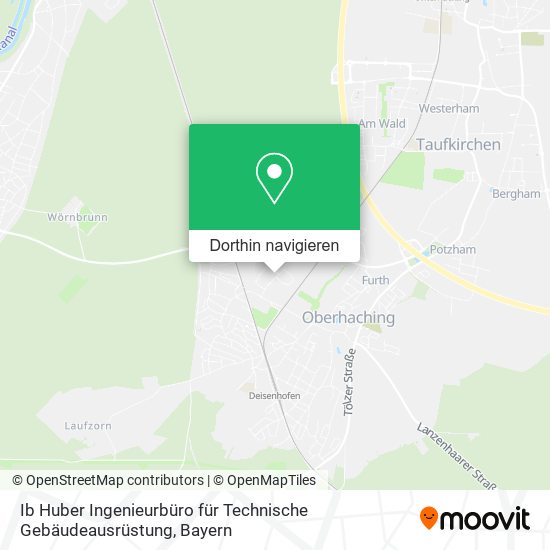 Ib Huber Ingenieurbüro für Technische Gebäudeausrüstung Karte