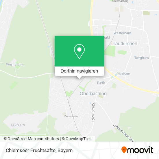 Chiemseer Fruchtsäfte Karte