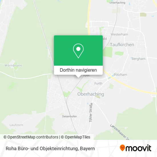 Roha Büro- und Objekteinrichtung Karte