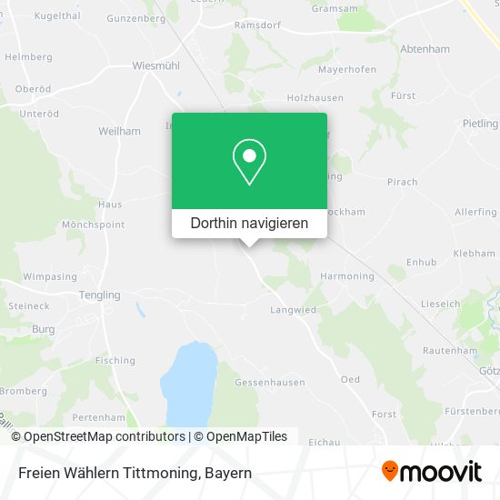 Freien Wählern Tittmoning Karte