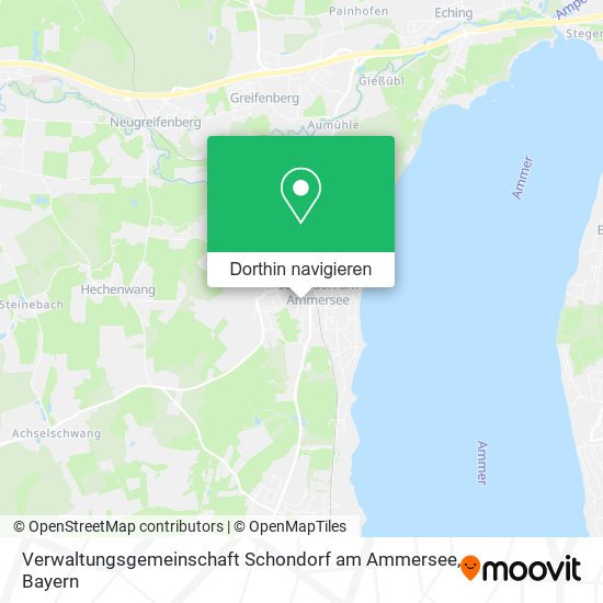 Verwaltungsgemeinschaft Schondorf am Ammersee Karte