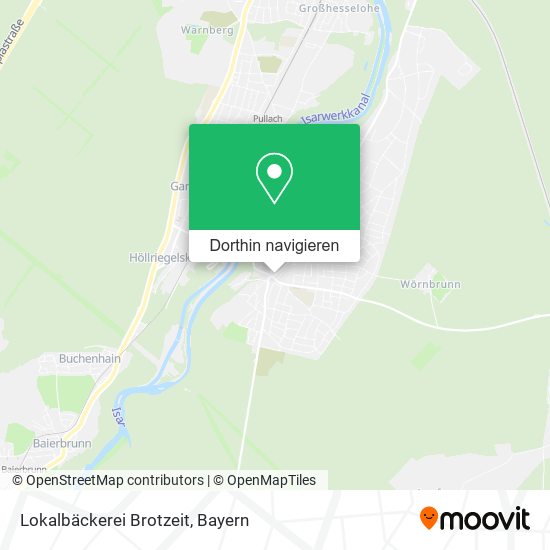 Lokalbäckerei Brotzeit Karte