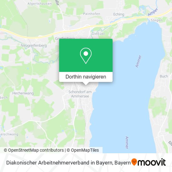 Diakonischer Arbeitnehmerverband in Bayern Karte
