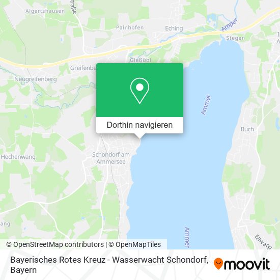 Bayerisches Rotes Kreuz - Wasserwacht Schondorf Karte