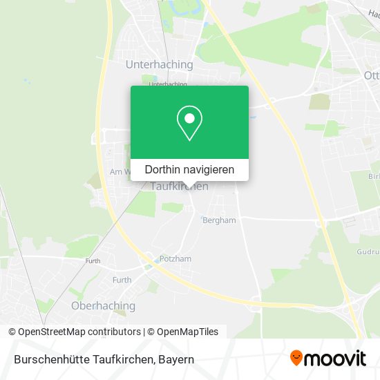 Burschenhütte Taufkirchen Karte