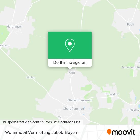 Wohnmobil Vermietung Jakob Karte