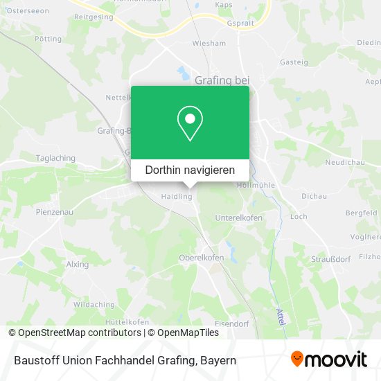 Baustoff Union Fachhandel Grafing Karte