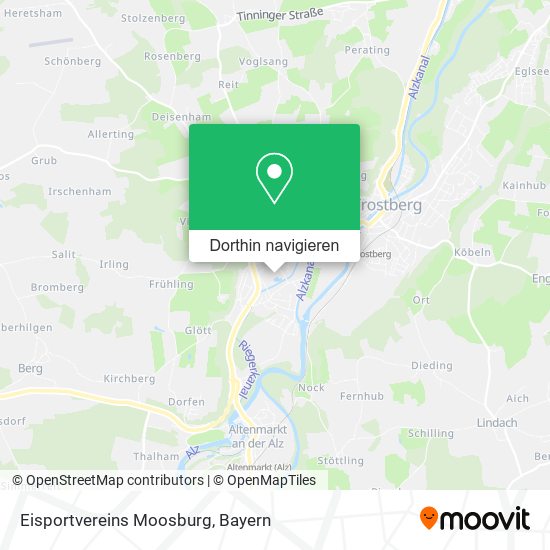 Eisportvereins Moosburg Karte