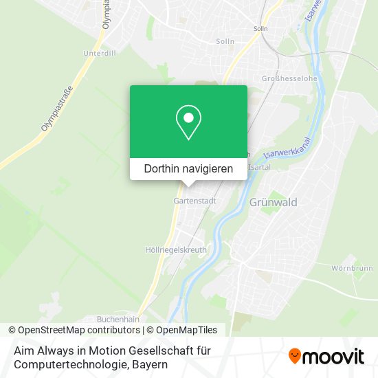 Aim Always in Motion Gesellschaft für Computertechnologie Karte
