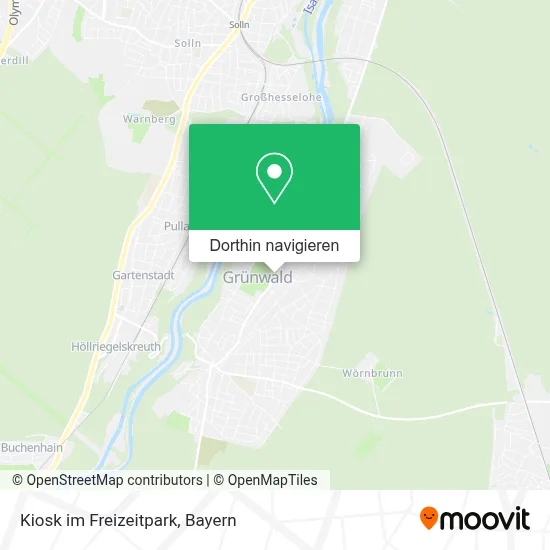 Kiosk im Freizeitpark Karte