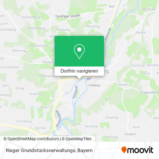 Rieger Grundstücksverwaltungs Karte