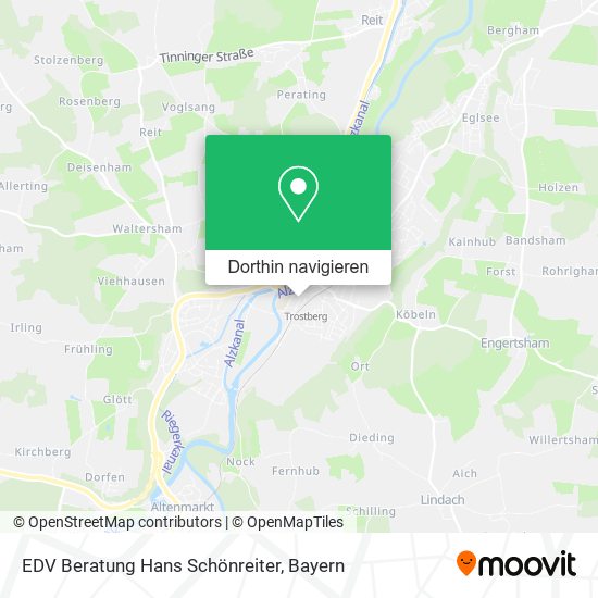 EDV Beratung Hans Schönreiter Karte