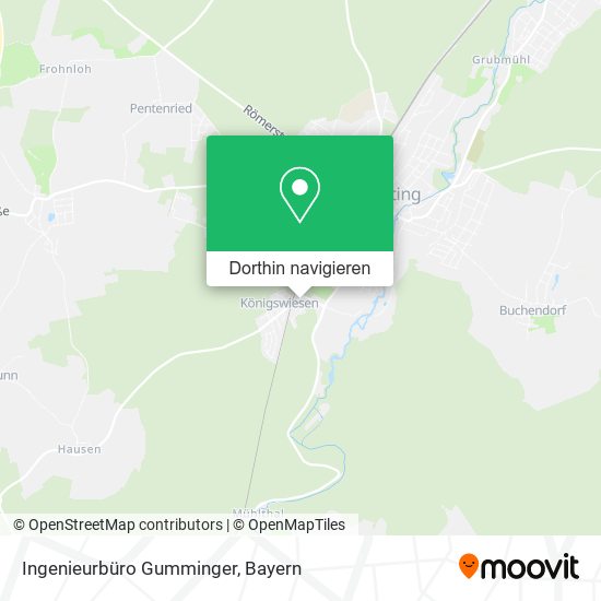 Ingenieurbüro Gumminger Karte