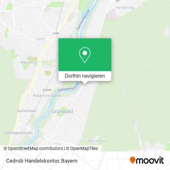 Cedrob Handelskontor Karte