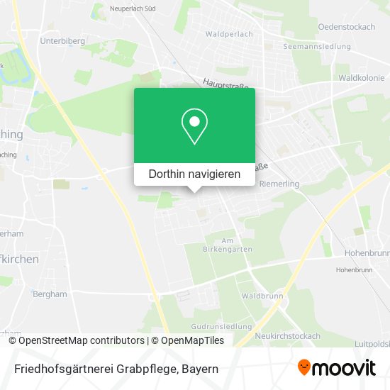 Friedhofsgärtnerei Grabpflege Karte