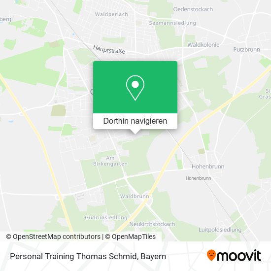 Personal Training Thomas Schmid Karte