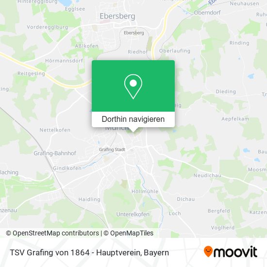 TSV Grafing von 1864 - Hauptverein Karte