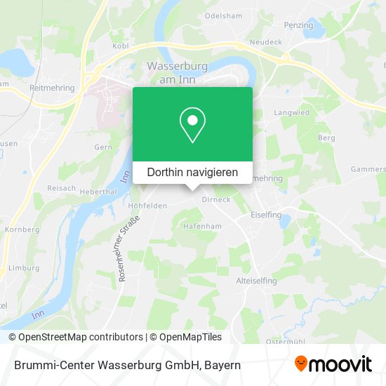Brummi-Center Wasserburg GmbH Karte