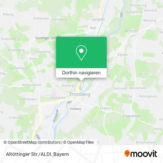 Altöttinger Str./ALDI Karte