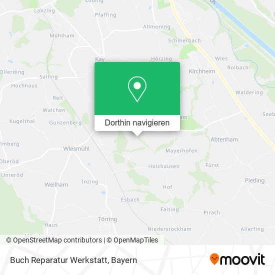Buch Reparatur Werkstatt Karte