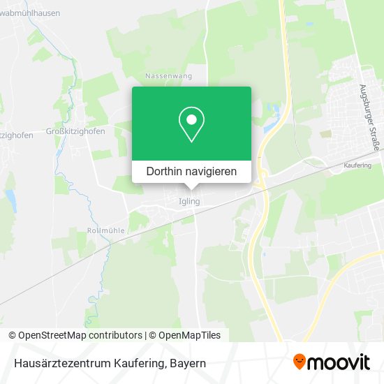 Hausärztezentrum Kaufering Karte