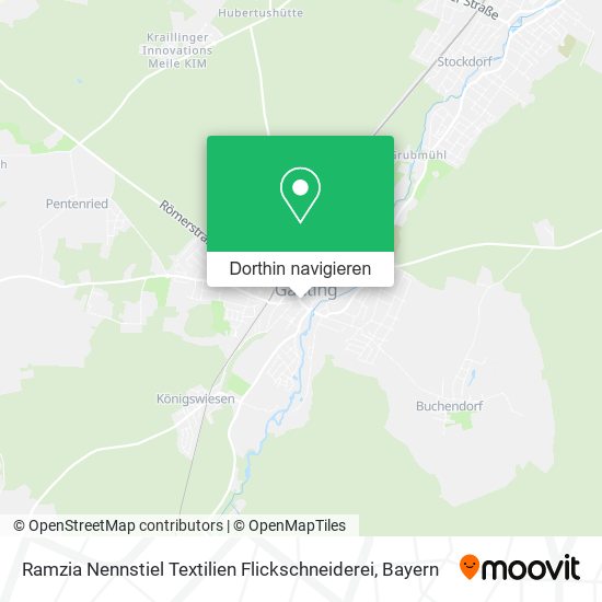 Ramzia Nennstiel Textilien Flickschneiderei Karte