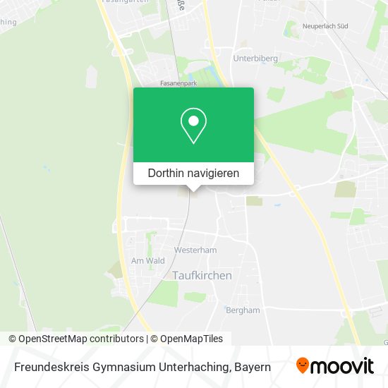 Freundeskreis Gymnasium Unterhaching Karte