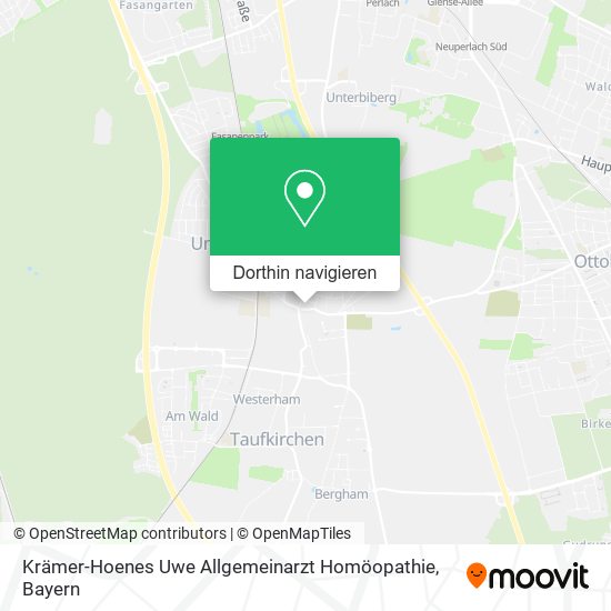Krämer-Hoenes Uwe Allgemeinarzt Homöopathie Karte