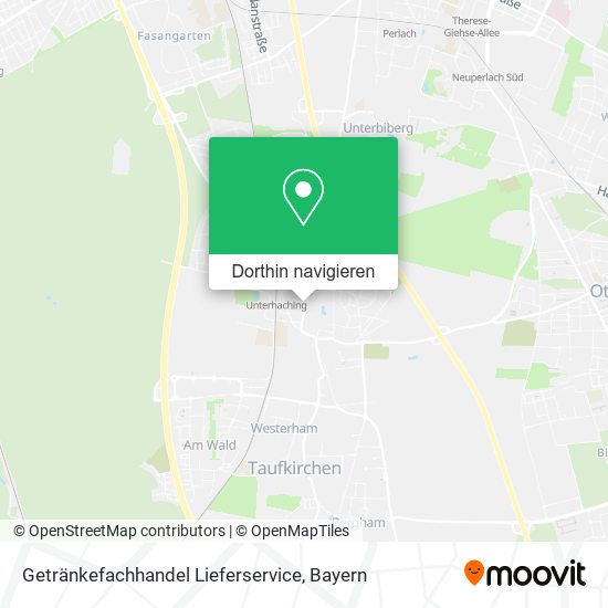 Getränkefachhandel Lieferservice Karte