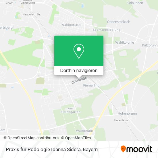 Praxis für Podologie Ioanna Sidera Karte