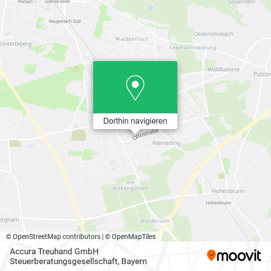 Accura Treuhand GmbH Steuerberatungsgesellschaft Karte
