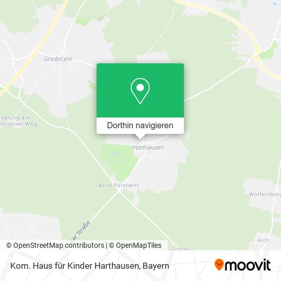 Kom. Haus für Kinder Harthausen Karte