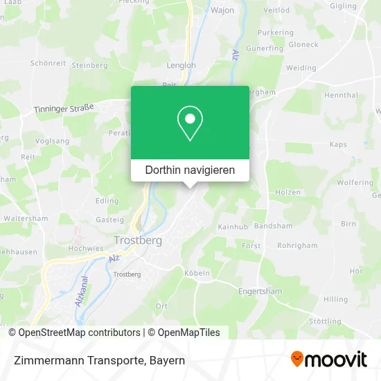 Zimmermann Transporte Karte