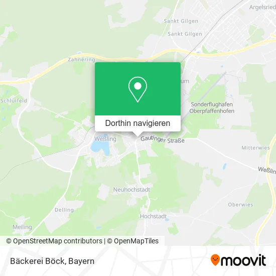Bäckerei Böck Karte