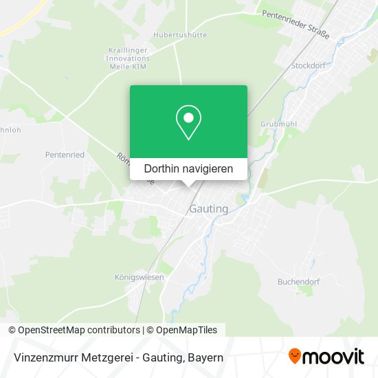 Vinzenzmurr Metzgerei - Gauting Karte